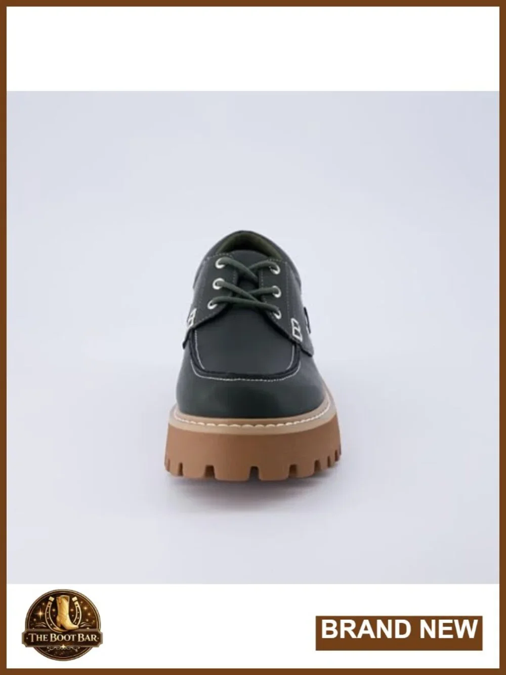 Chunky Boat Loafer with Memory Foam, Vegan Leather, Water Resistant